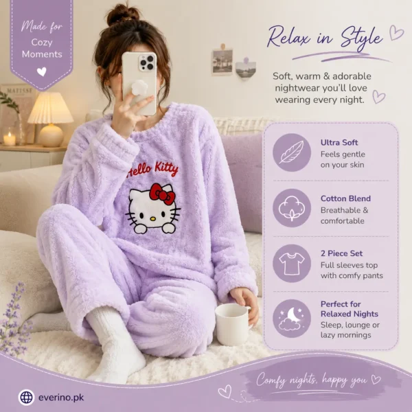 lilac printed night