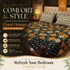 bed sheet double floral o pakistan