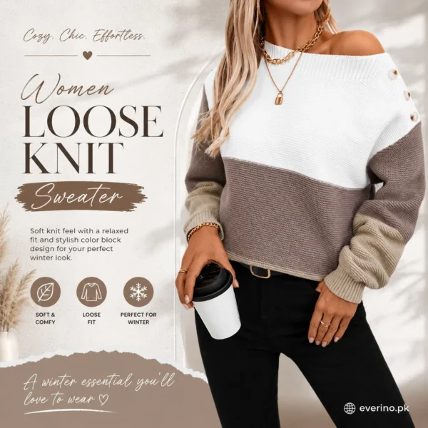 loose knit sweater
