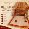 nikah dupatta red