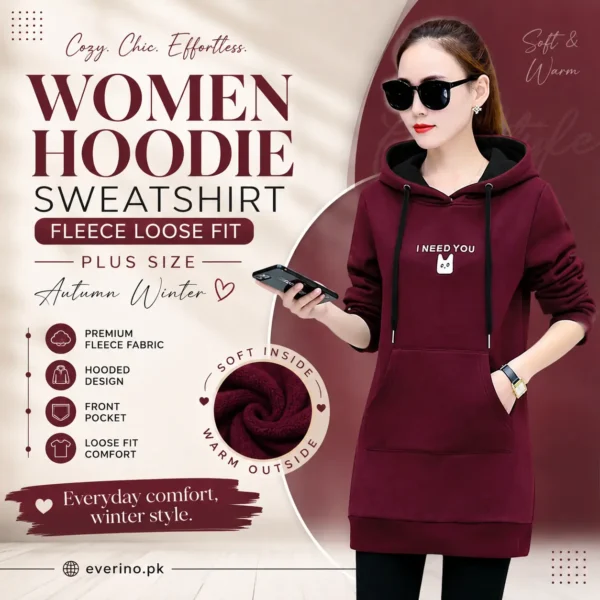 hoodie sweatshirt red