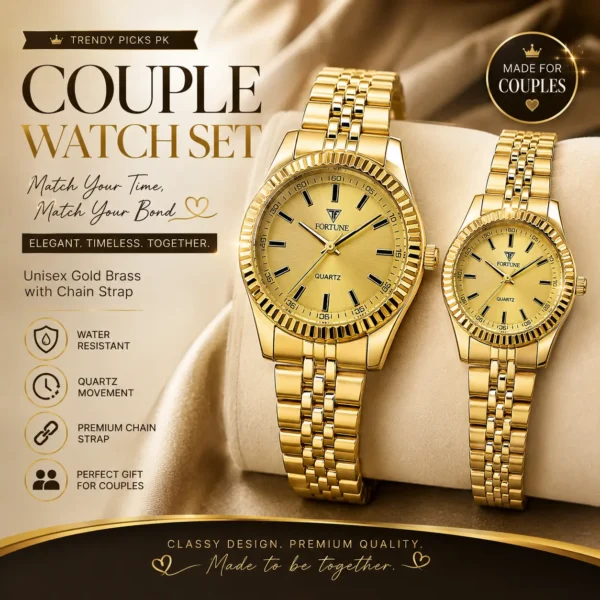 couple watches unisex gold