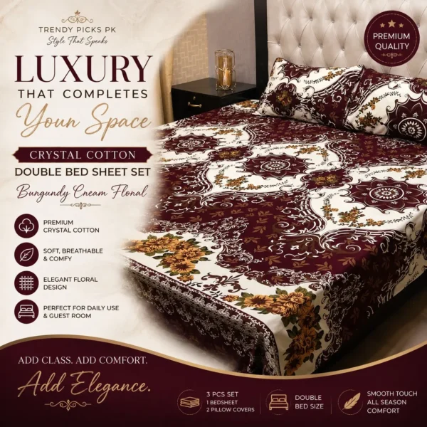 bed sheet crystal