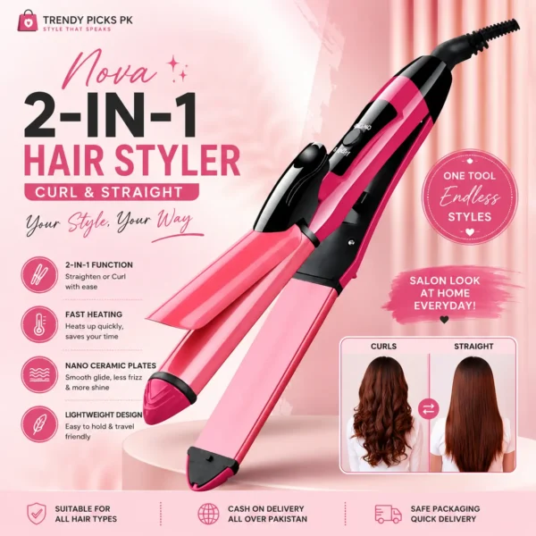 hair straightener nova curling