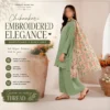 womens unstitched chikankari