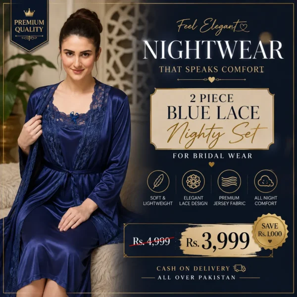 nighty blue lace