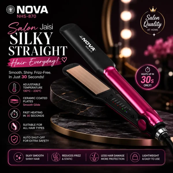 hair straightener nova