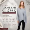 loose knit cloak