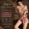 silk pajama set