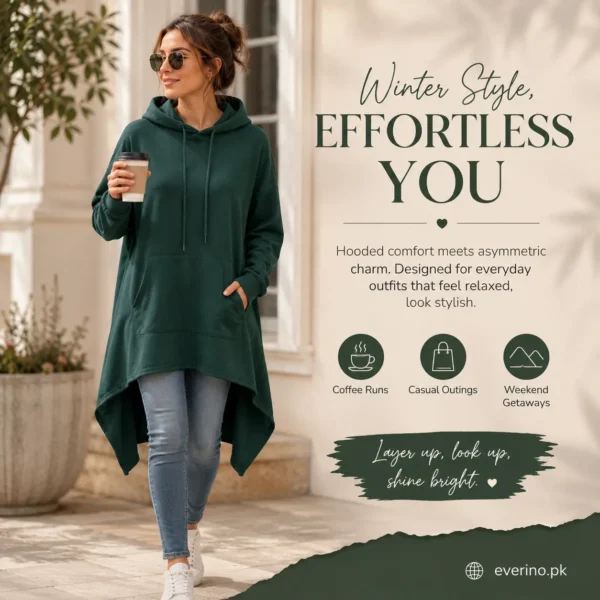 hooded vest green