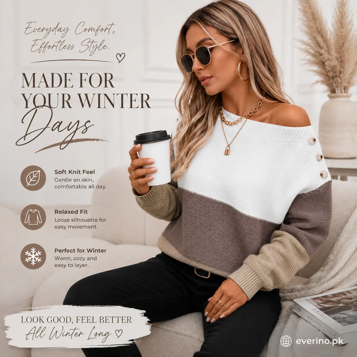 loose knit sweater