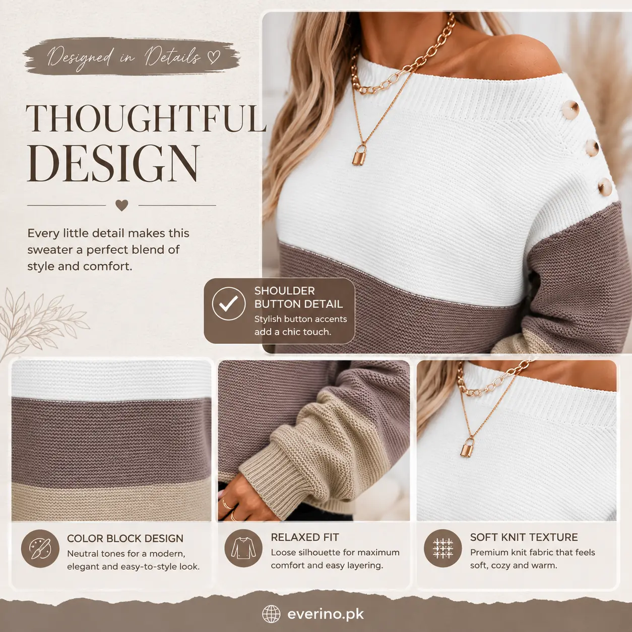 loose knit sweater