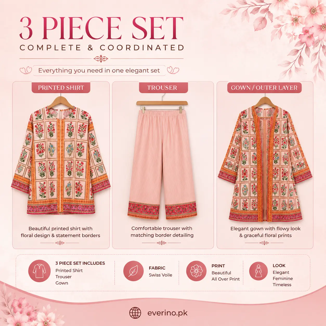full printed elegant