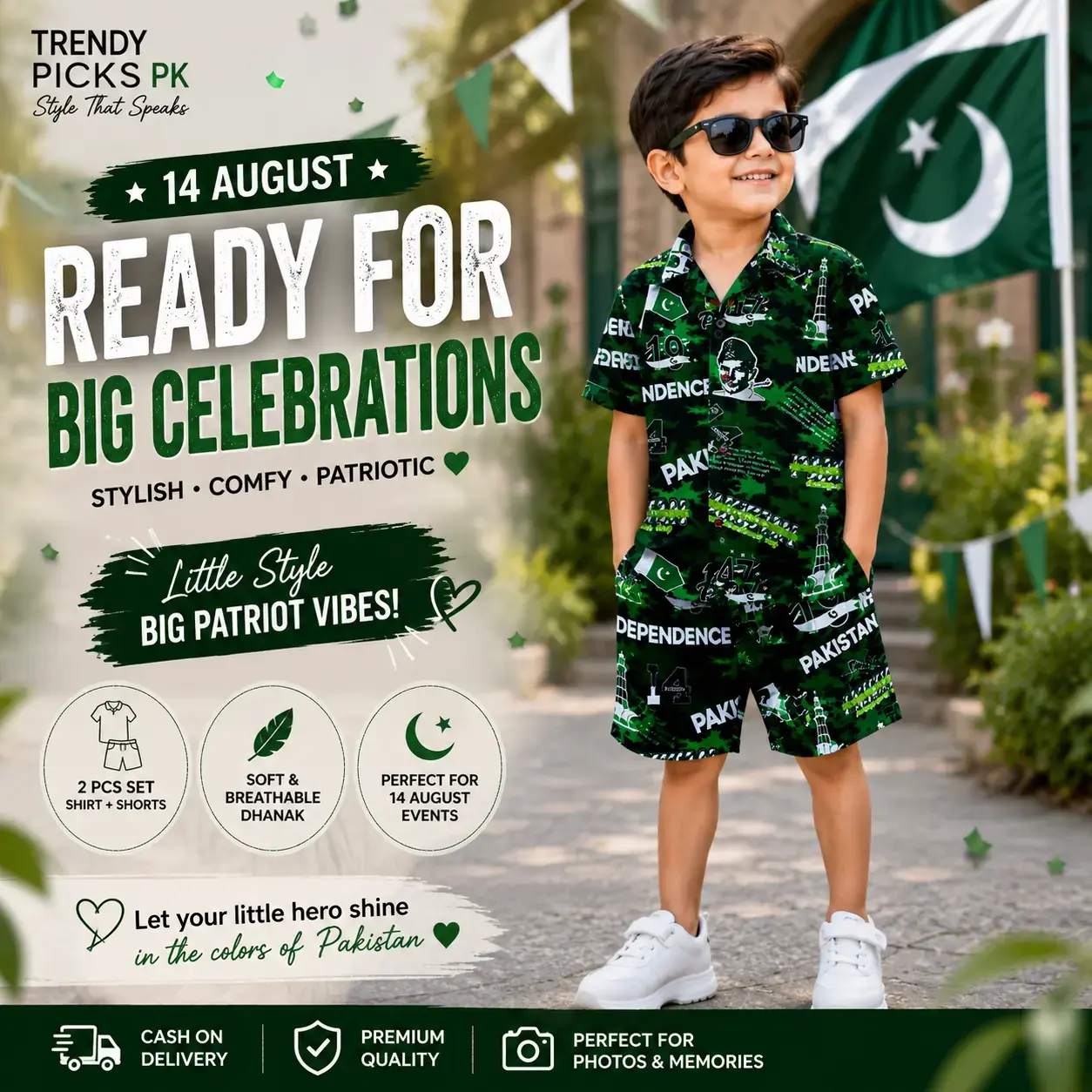 boys shorts set