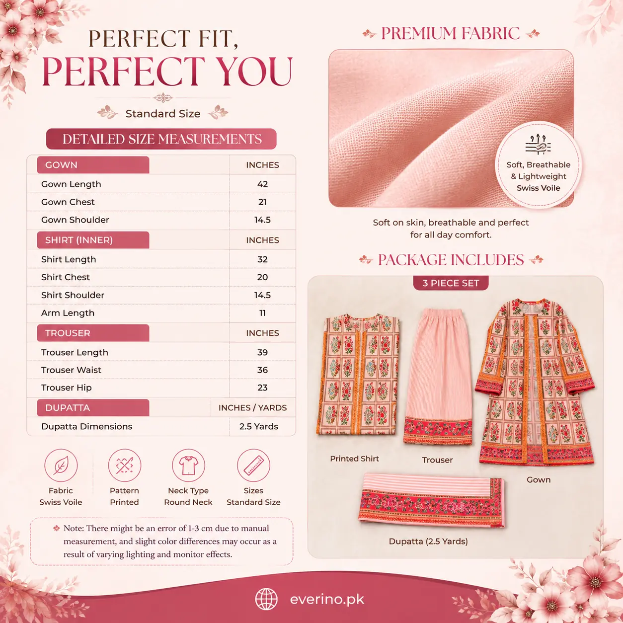 full printed elegant