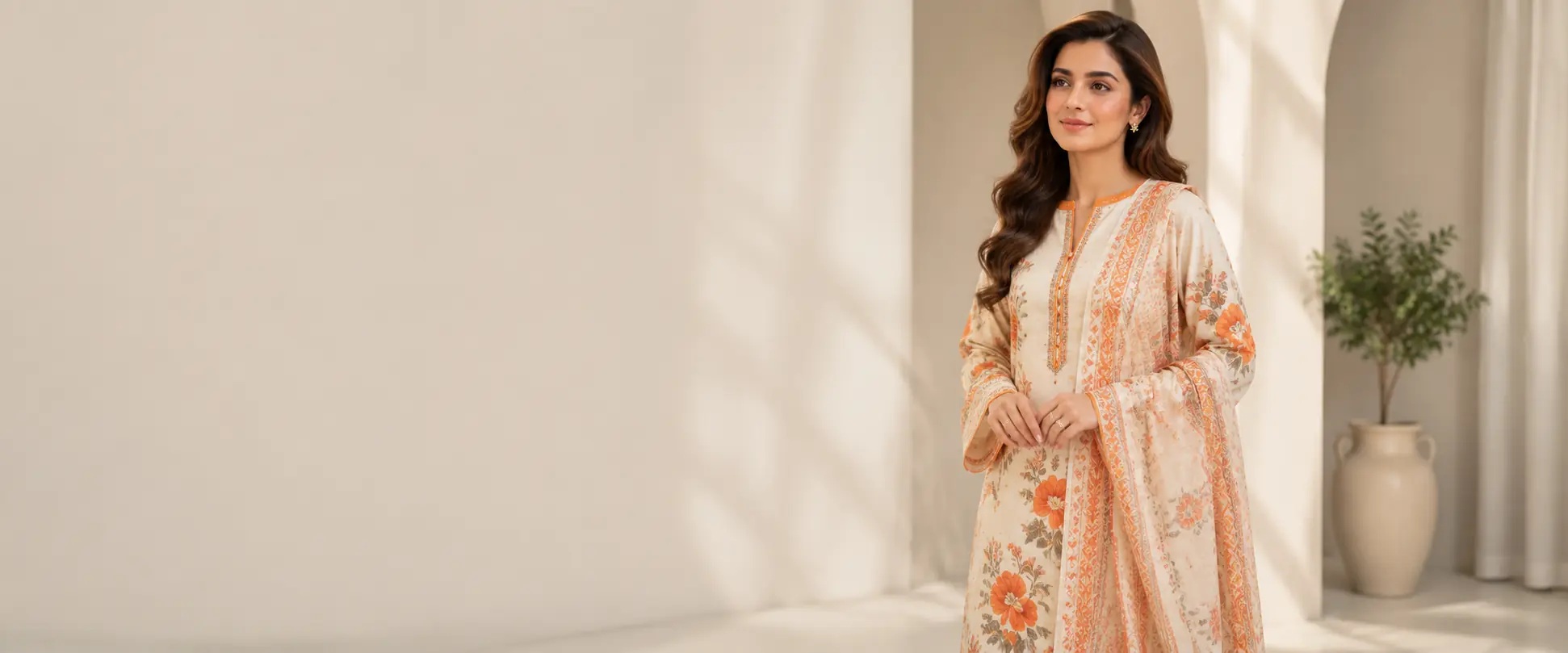 Everino womens fashion: lawn and stitched suits
