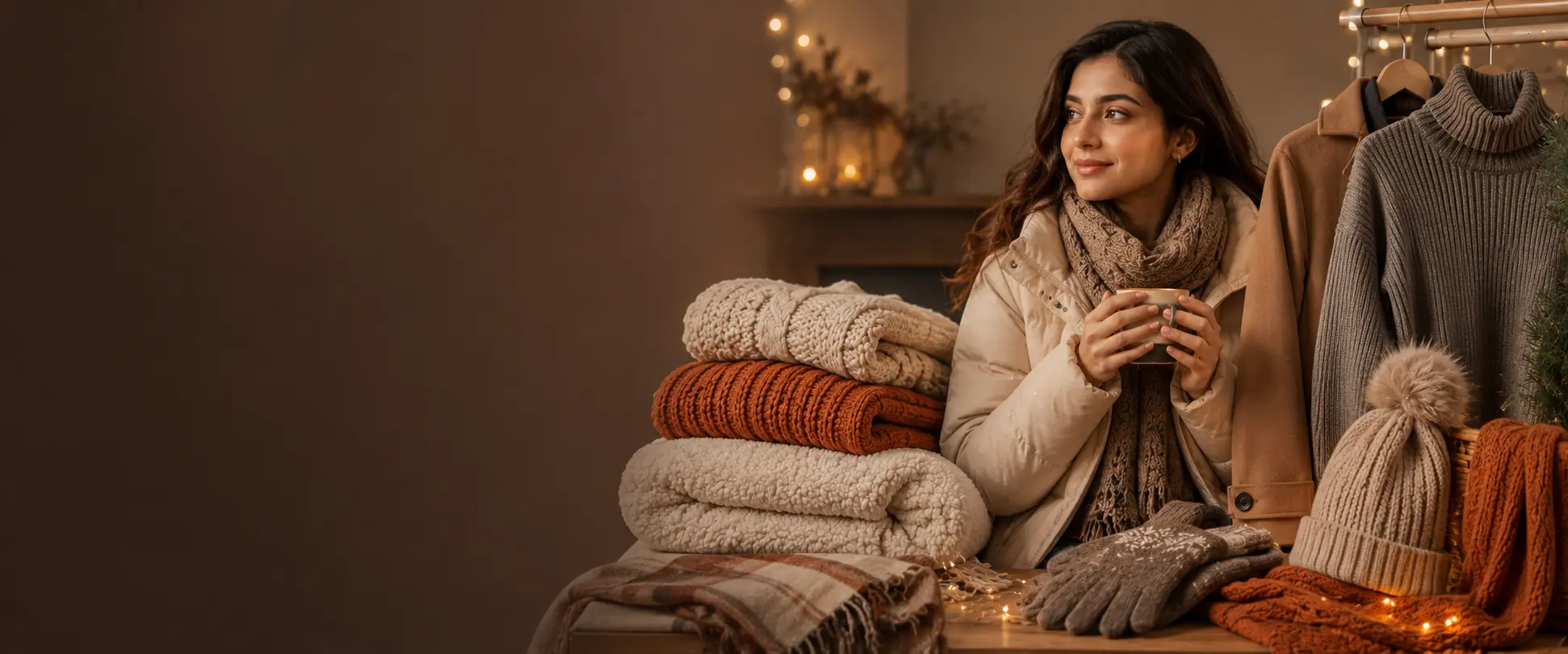 Everino Winter Collection: jackets, hoodies, shawls and cosy knitwear for women