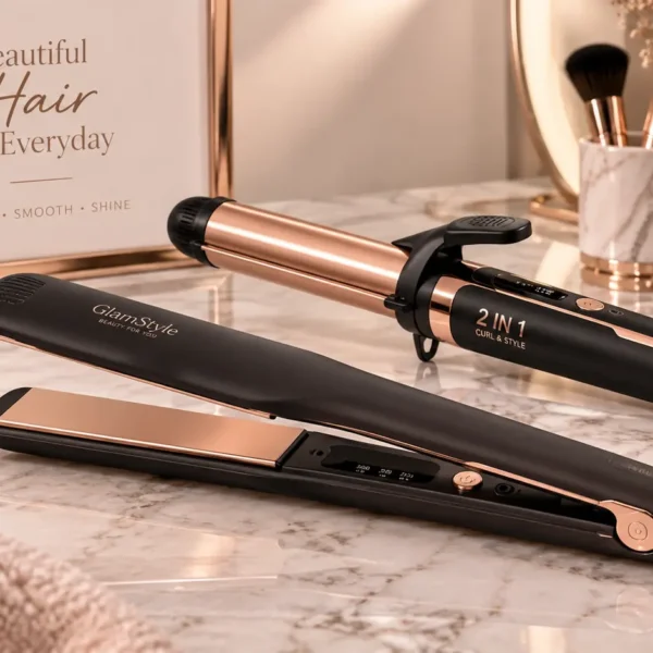 Hair straightener price in pakistan 2 in 1 ceramic styling tool - Everino PK