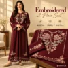 2 Pcs Womens Unstitched Embroidered Dhanak Suit