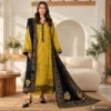 3 Pcs Womens Unstitched Embroidered Suit brand batik