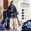 3 Pcs Womens Winter Dhanak Embroidered Suit With Heavy Wool Shawl