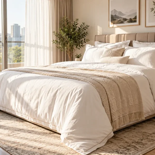 Waterproof Mattress Protector Double Bed Protection Everino PK