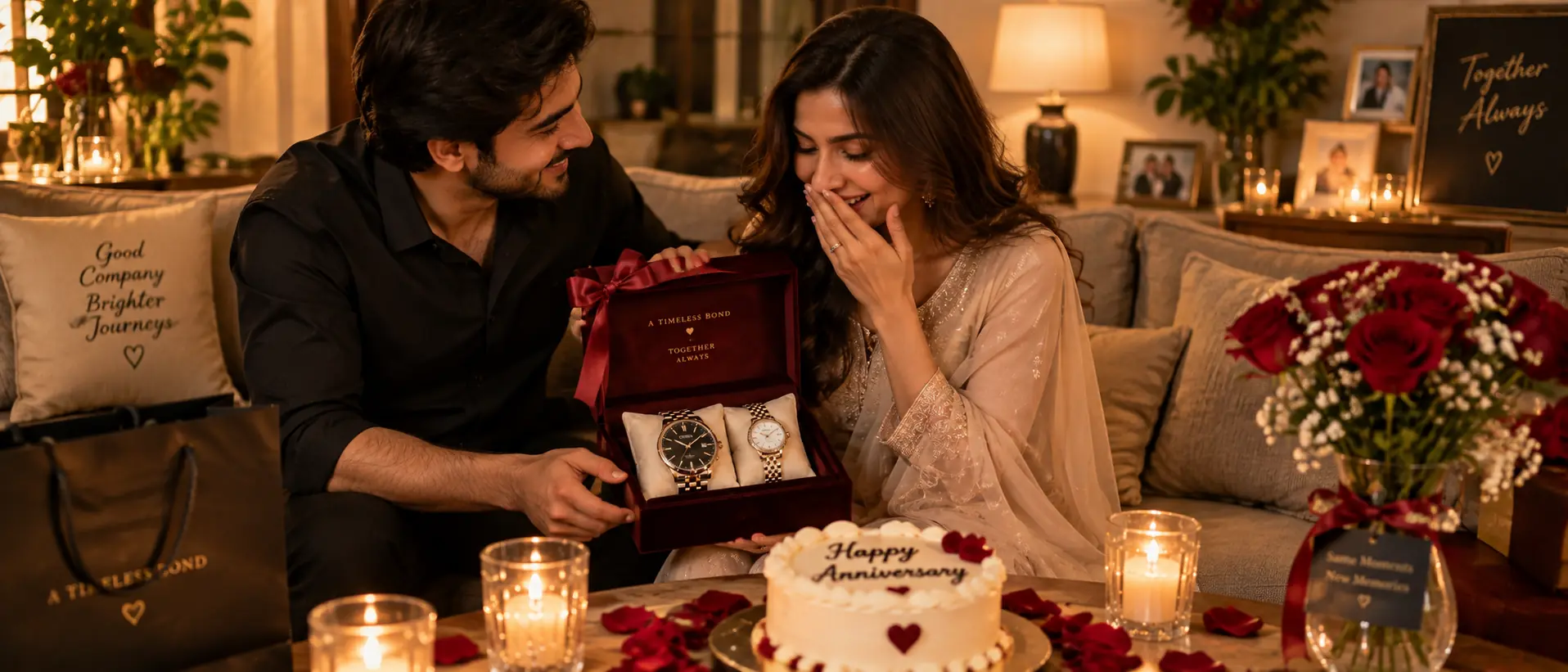 Heartwarming Anniversary Surprise Gift Box Unboxing Moment Everino