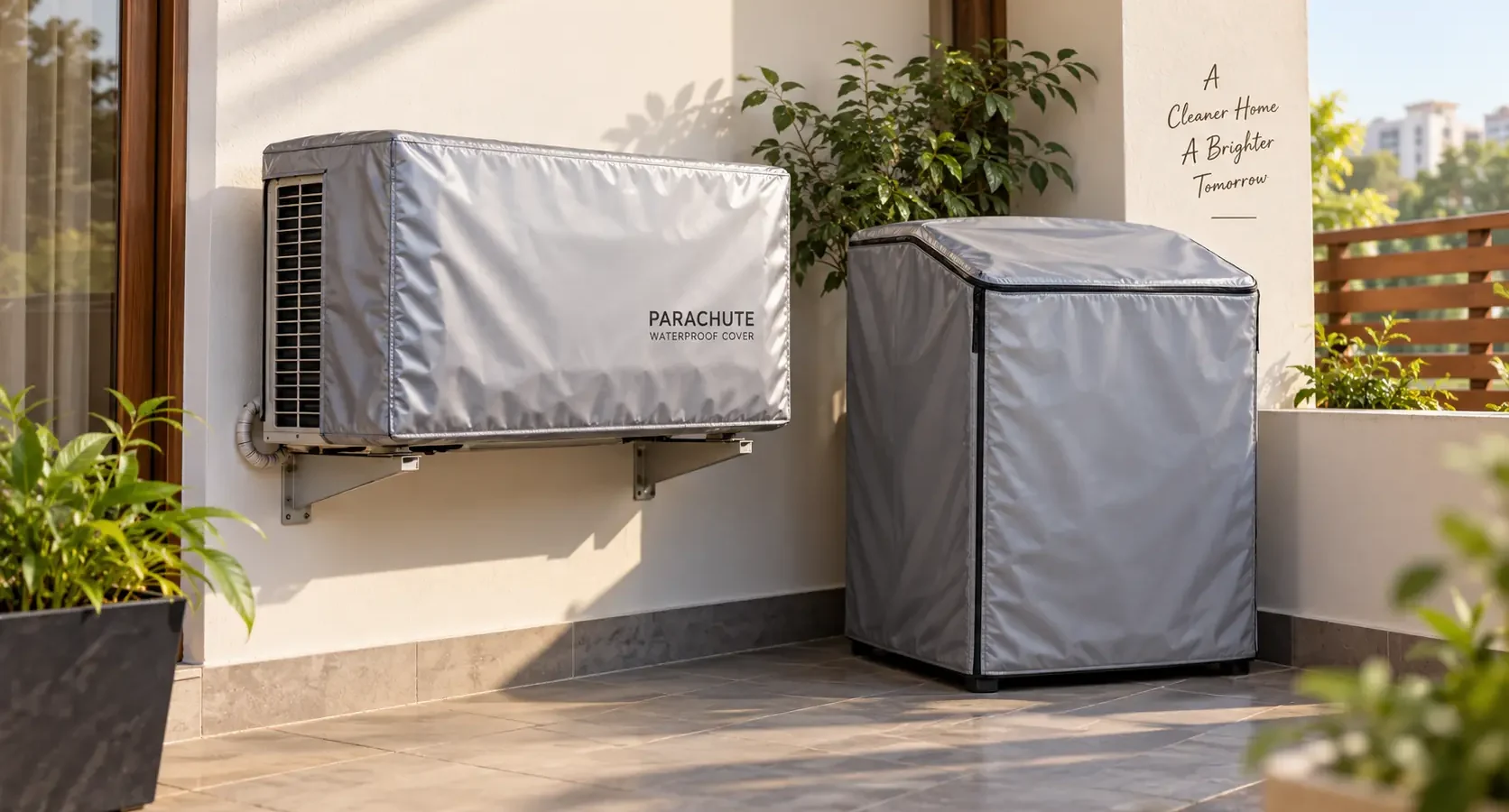 Appliance cover waterproof ac washing machine outdoor protection set - Everino PK