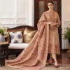 Bareeze Winter Collection Embroidered Dhanak Dress 3 Pcs