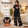 comfortable printed jersey loungewear sleep suit