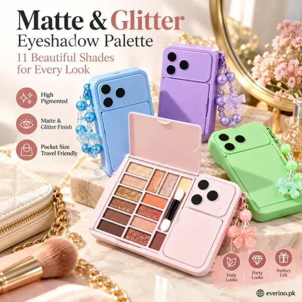 matte and glitter eyeshadow palette 100 colors