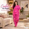 pink printed jersey night suit 2 piece