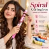 Spiral Curling Iron Ceramic Glaze Pakistan